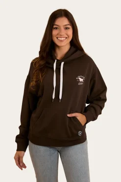 Hometown Womens Pullover Hoodie - Charcoal
