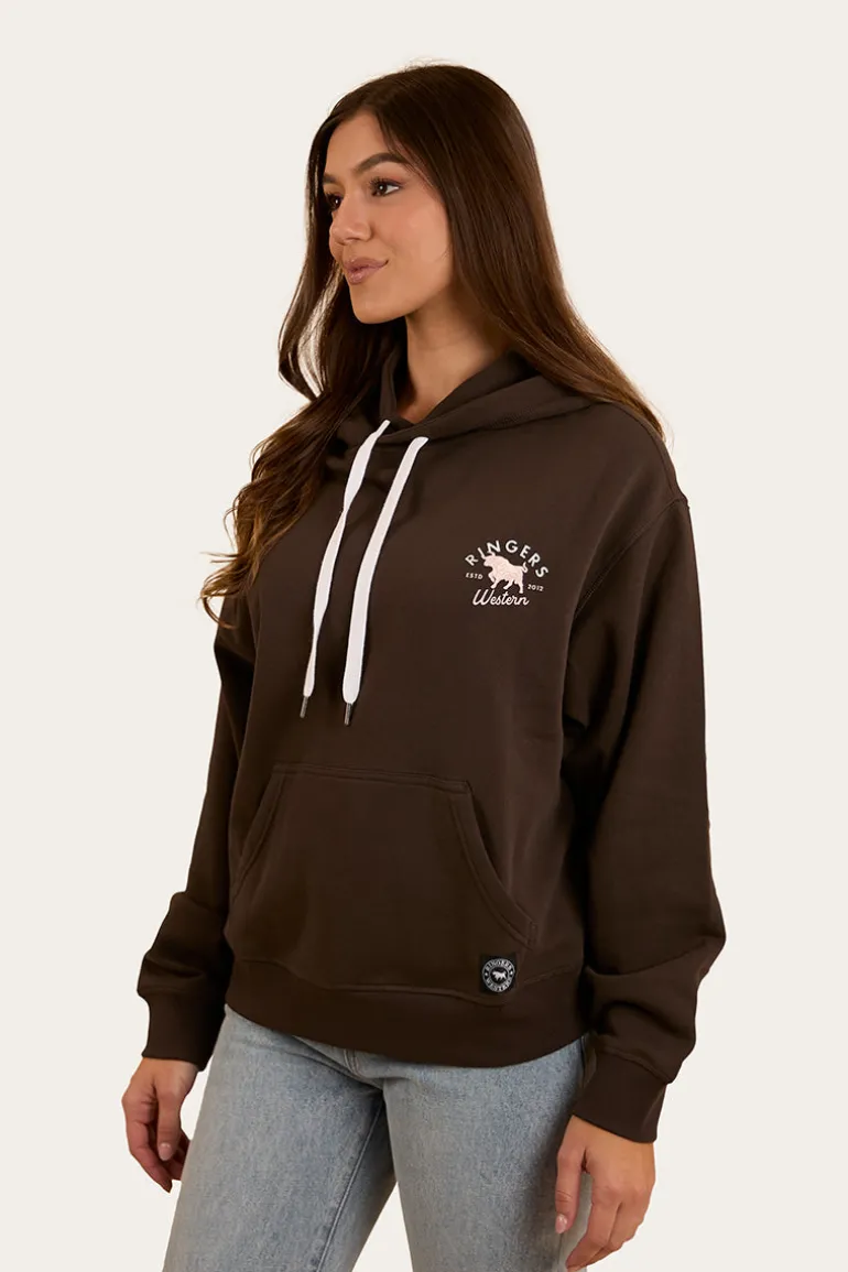 Hometown Womens Pullover Hoodie - Charcoal
