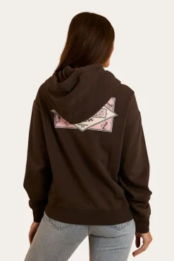 Hometown Womens Pullover Hoodie - Charcoal