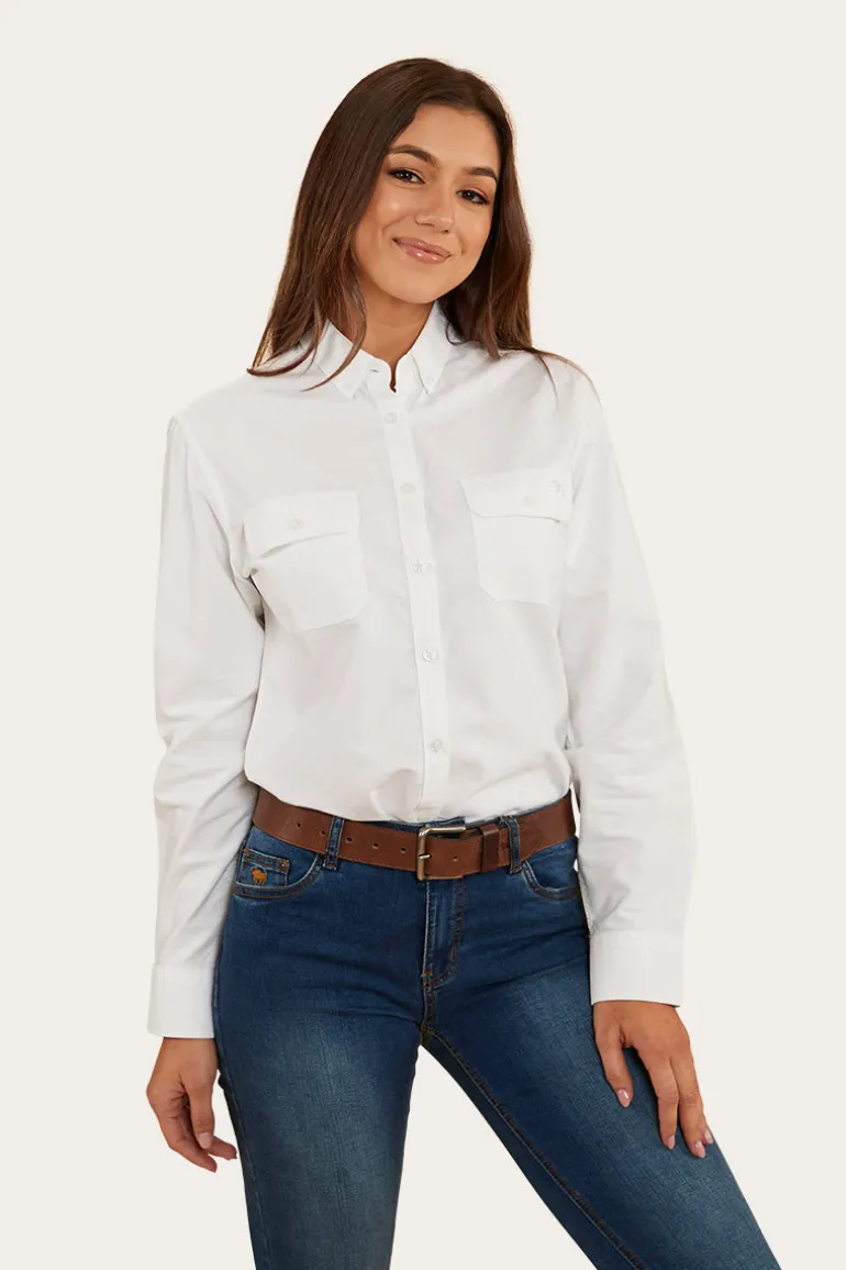 Hope Womens Dress Shirt - White