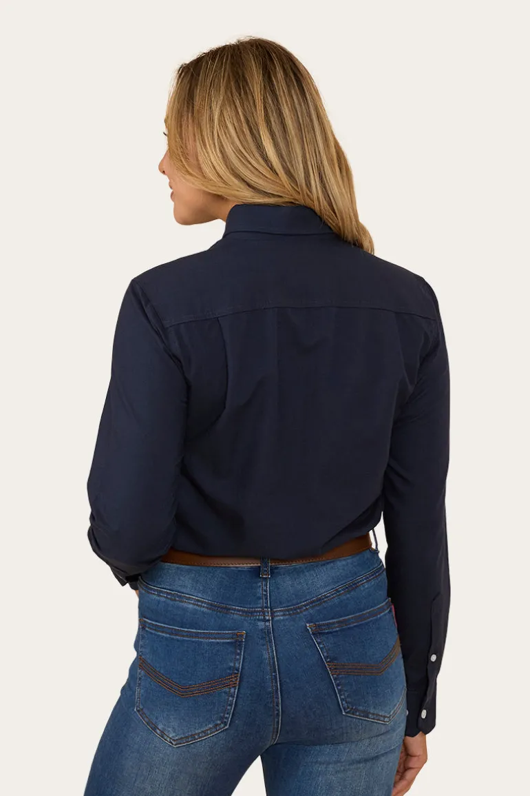 Hope Womens Dress Shirt - Navy