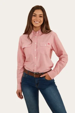 Hope Womens Dress Shirt - Red