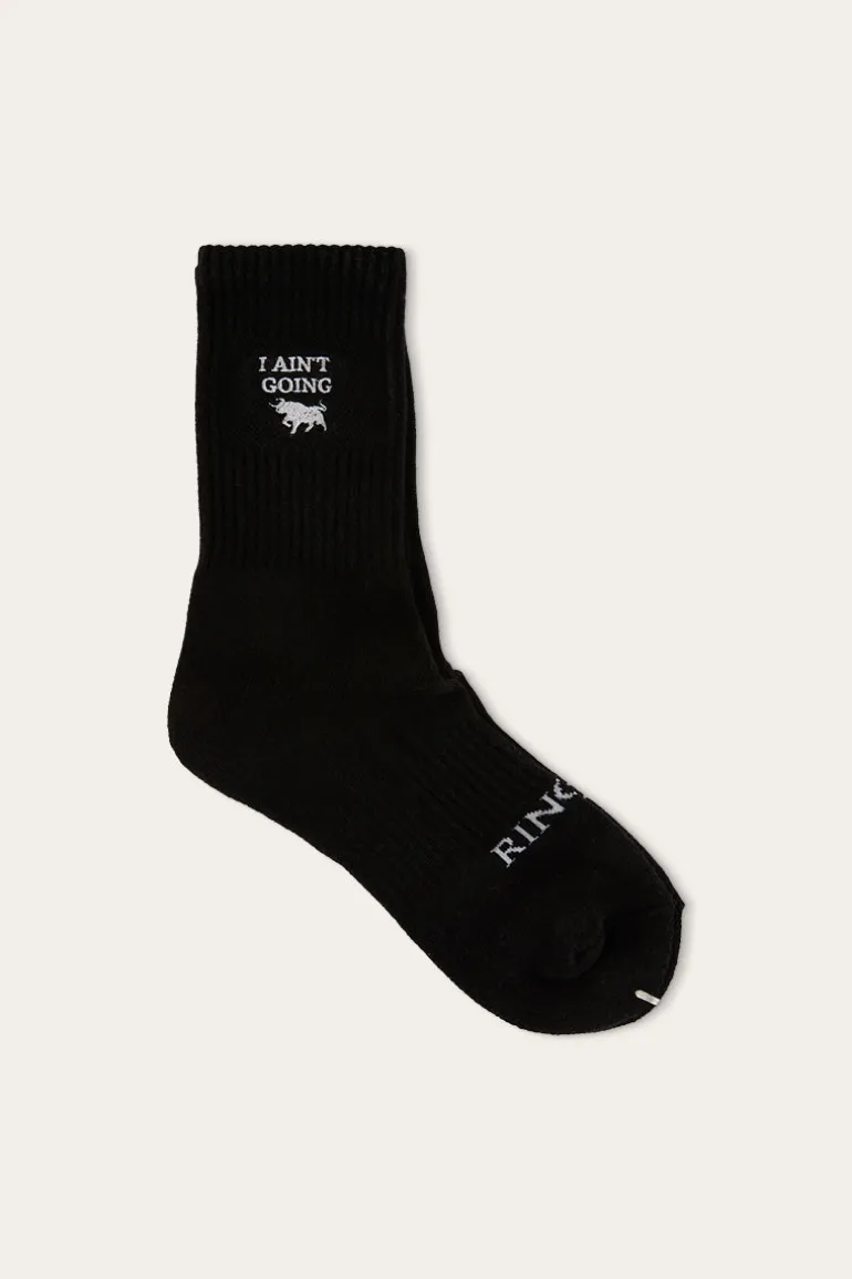 Howdy Unisex Sock 2 Pack - Black/Grey Marle