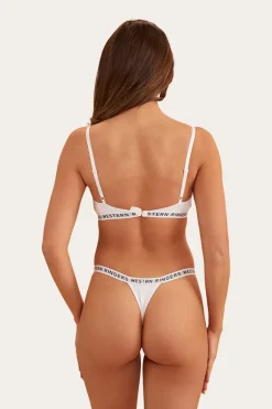 Isla Womens G-String - White
