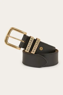 James Belt - Black / Gold