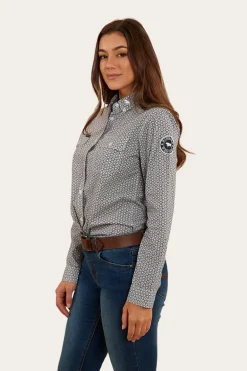 Kacey Womens Dress Shirt - Blue