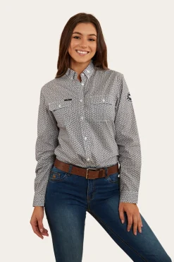 Kacey Womens Dress Shirt - Blue