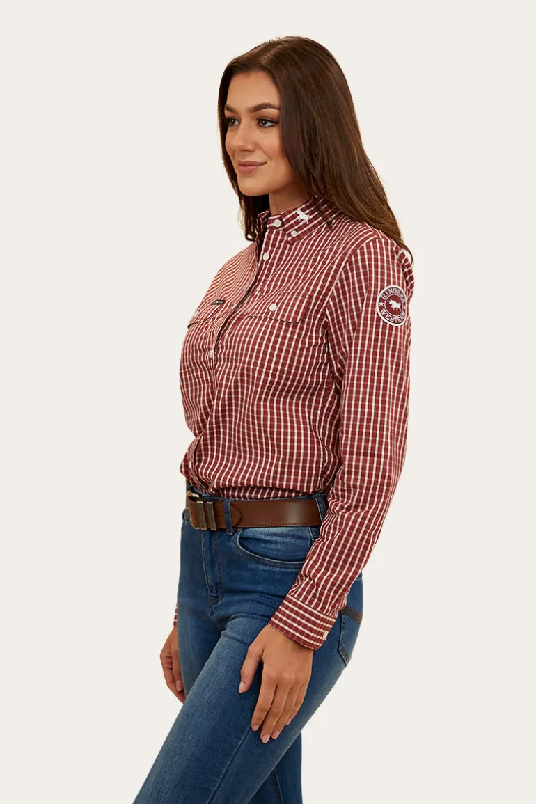 Kacey Womens Dress Shirt - Cedar