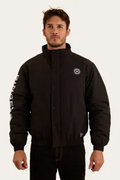 Kidman Mens Jacket - Black / White