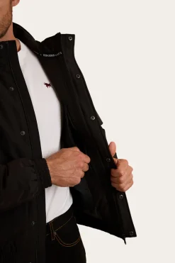 Kidman Mens Jacket - Black / White