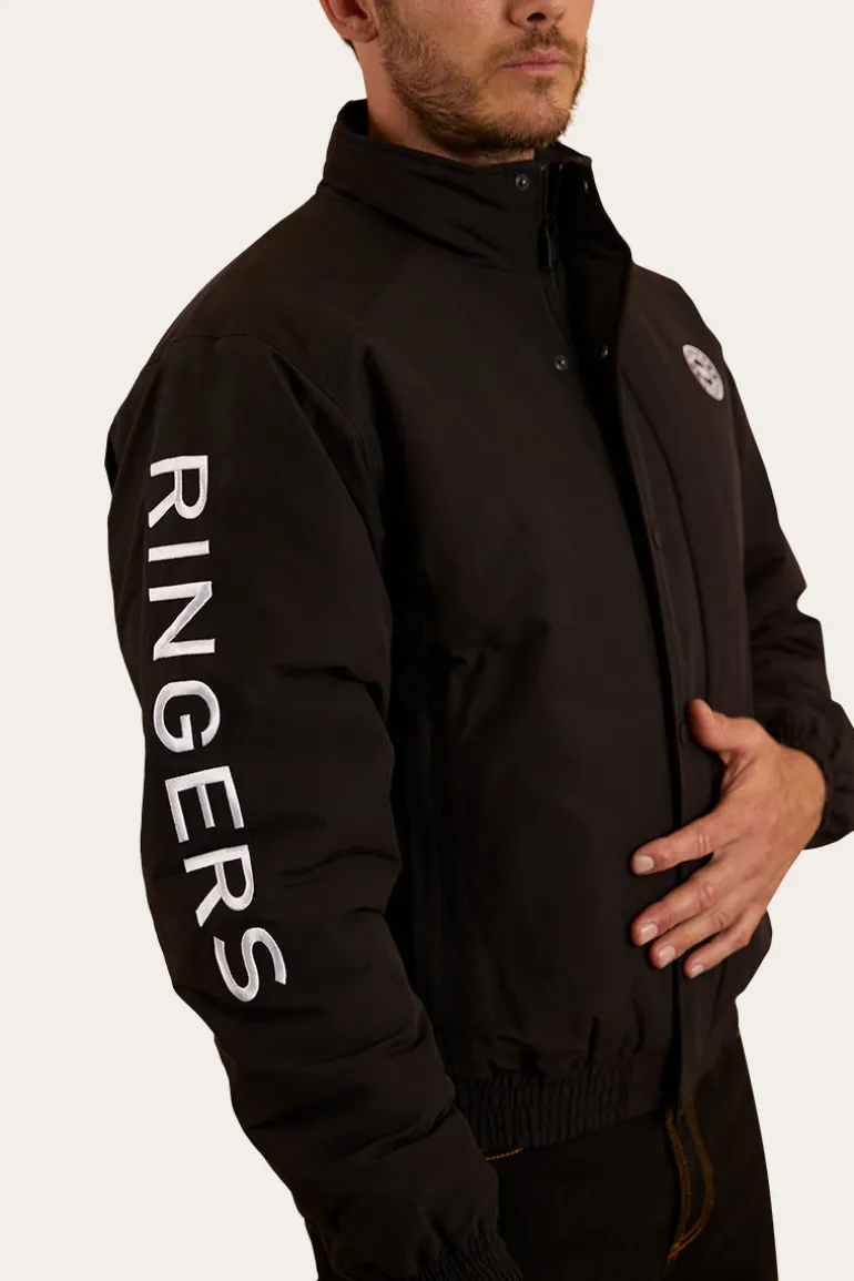 Kidman Mens Jacket - Black / White