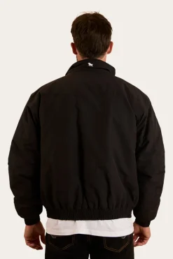 Kidman Mens Jacket - Black / White