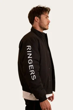 Kidman Mens Jacket - Black / White