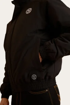 Kidman Mens Jacket - Black / White