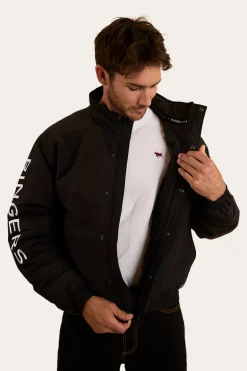 Kidman Mens Jacket - Black / White