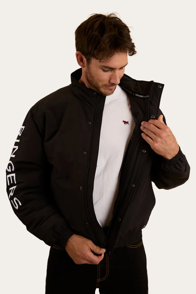 Kidman Mens Jacket - Black / White
