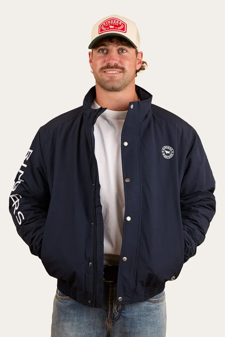 Kidman Mens Jacket - Navy/White