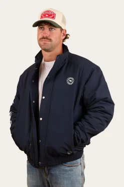 Kidman Mens Jacket - Navy/White