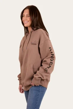 KNX Oversized Unisex Hoodie - Camel