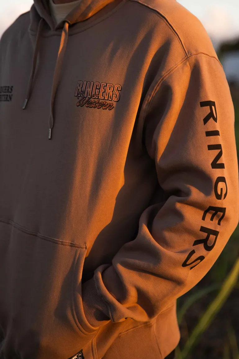 KNX Oversized Unisex Hoodie - Camel