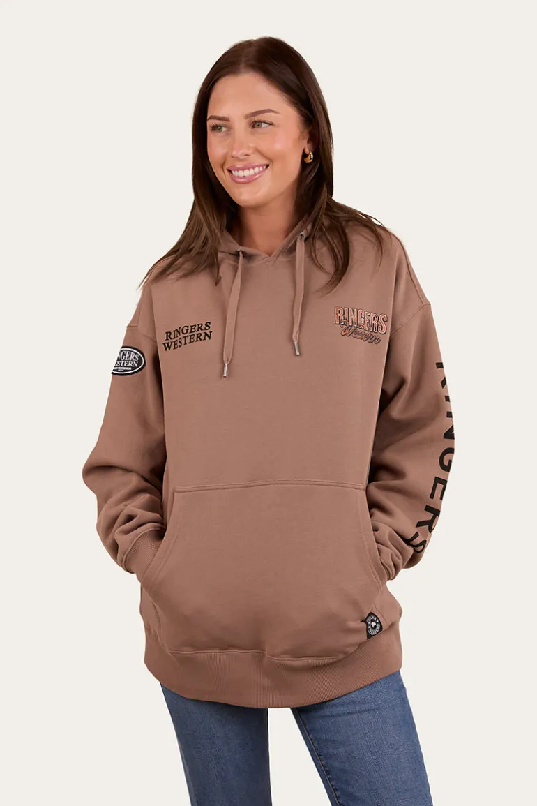 KNX Oversized Unisex Hoodie - Camel