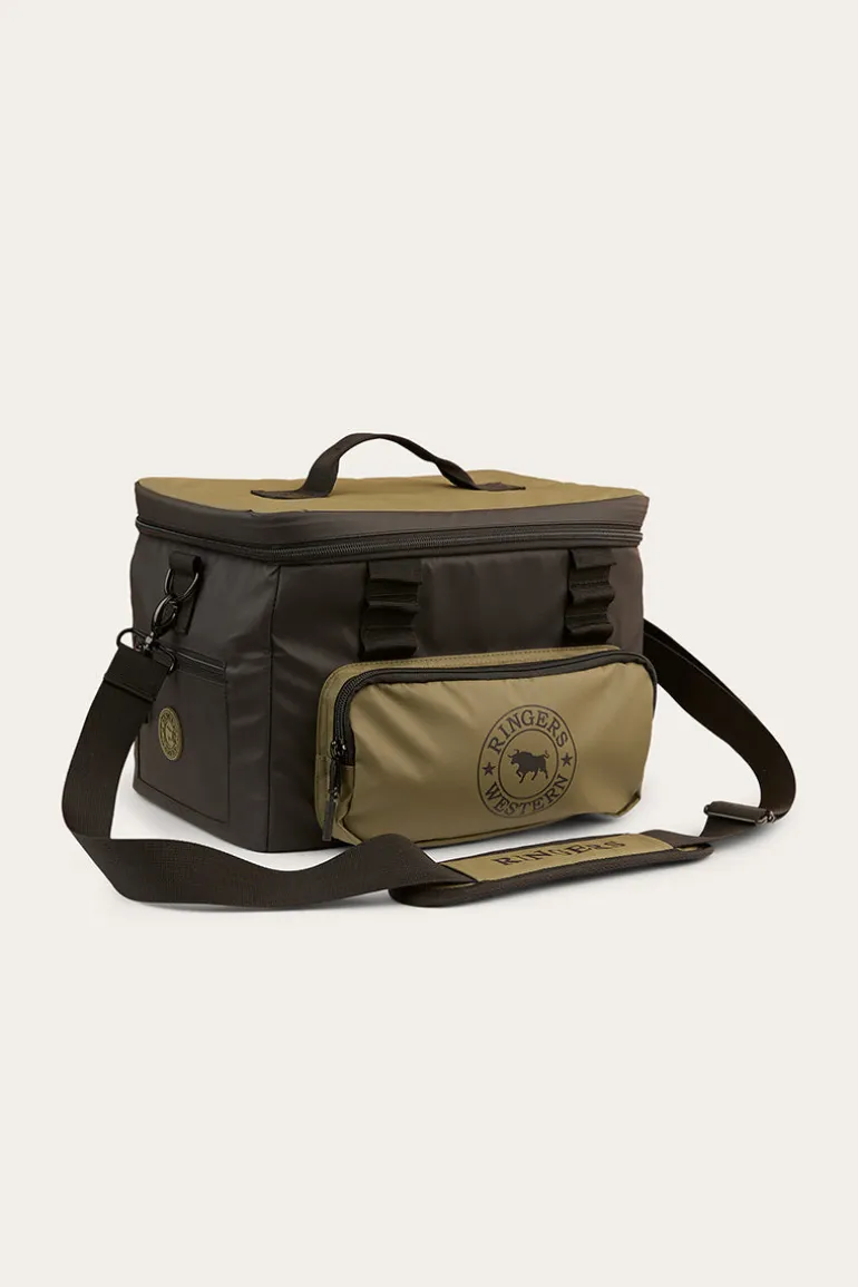 Kununurra Cooler Bag - Black / Military Green