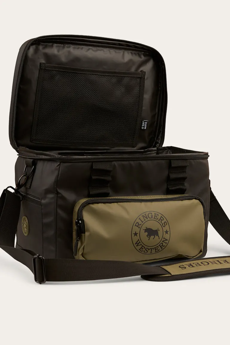 Kununurra Cooler Bag - Black / Military Green