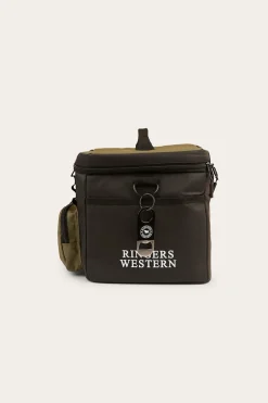 Kununurra Cooler Bag - Black / Military Green