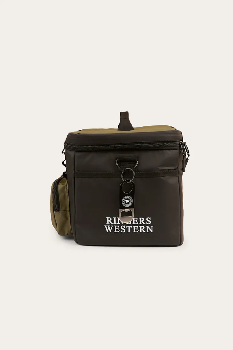 Kununurra Cooler Bag - Black / Military Green