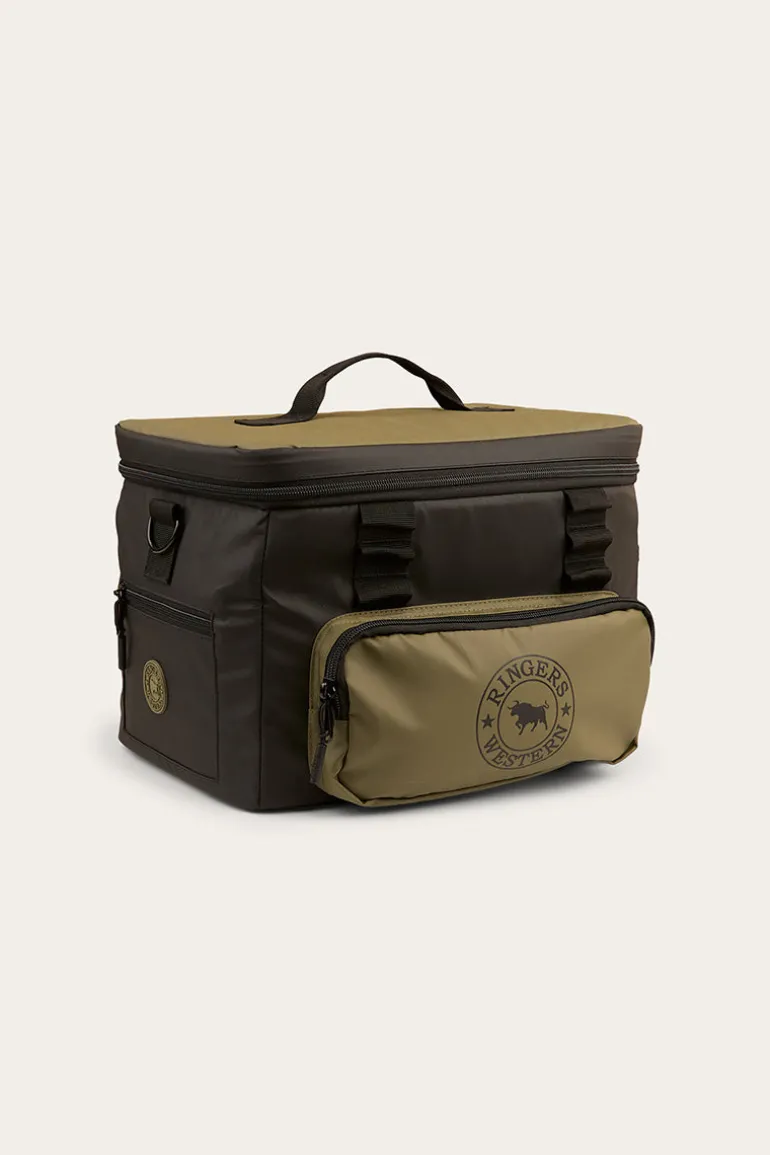 Kununurra Cooler Bag - Black / Military Green