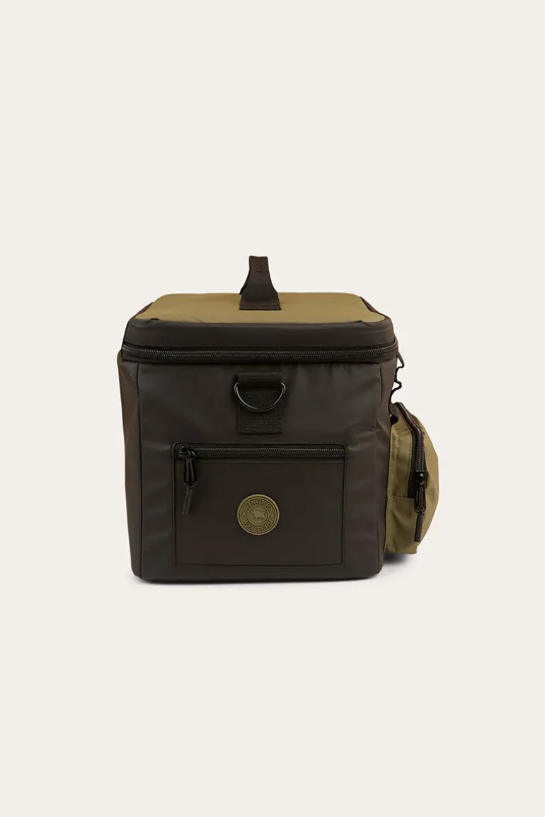 Kununurra Cooler Bag - Black / Military Green