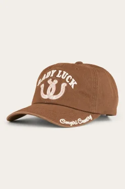 Lady Luck Baseball Cap - Saddle Brown