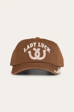 Lady Luck Baseball Cap - Saddle Brown