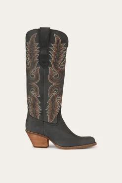 Lainey Womens Tall Western Boot - Black