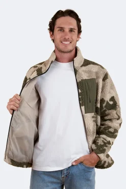 Lennonville Unisex Camo Fleece - Light Camo