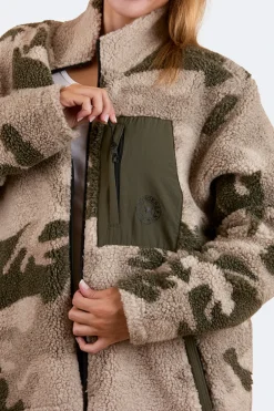 Lennonville Unisex Camo Fleece - Light Camo