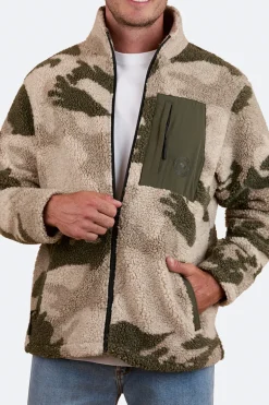 Lennonville Unisex Camo Fleece - Light Camo
