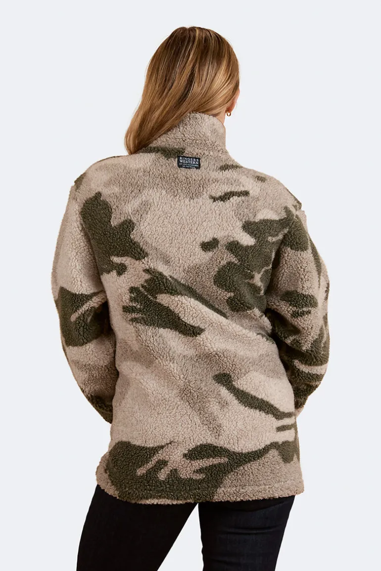 Lennonville Unisex Camo Fleece - Light Camo