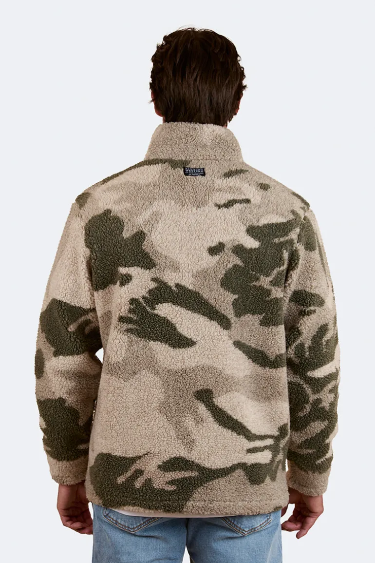 Lennonville Unisex Camo Fleece - Light Camo
