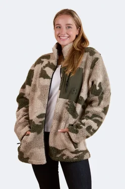 Lennonville Unisex Camo Fleece - Light Camo