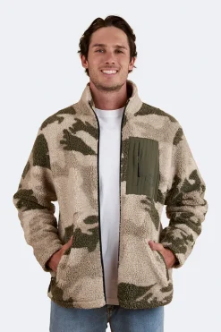 Lennonville Unisex Camo Fleece - Light Camo