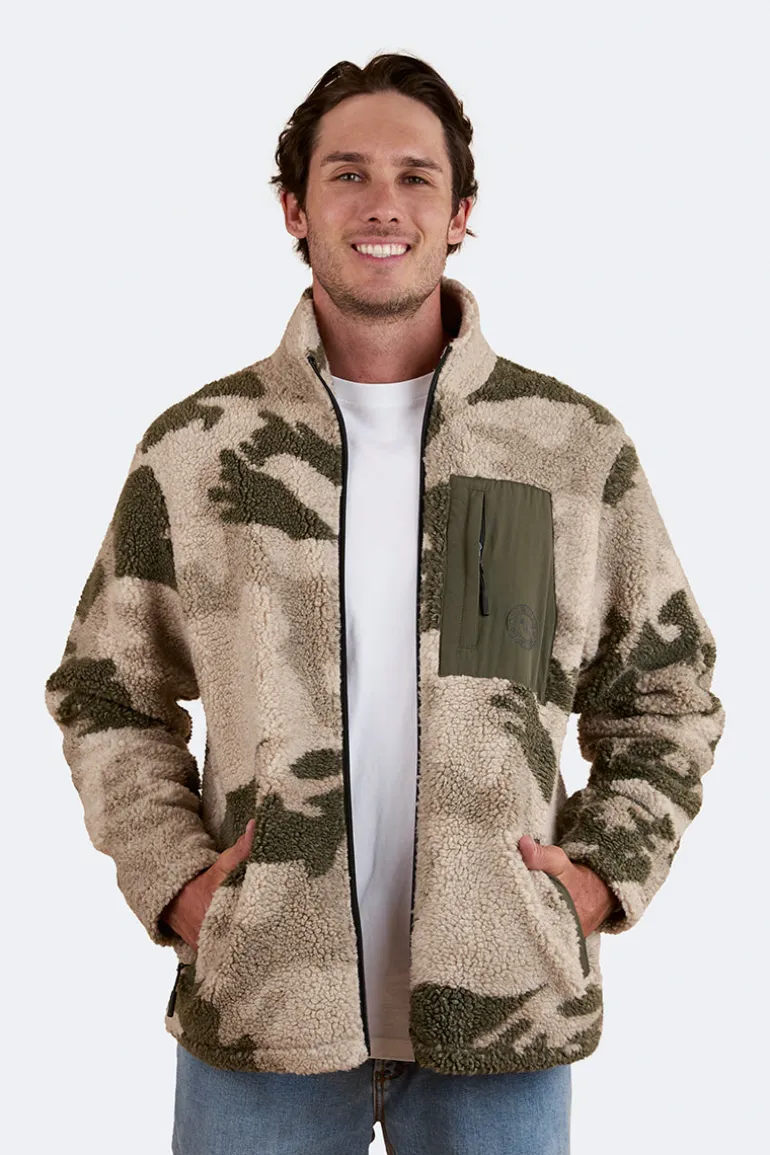 Lennonville Unisex Camo Fleece - Light Camo