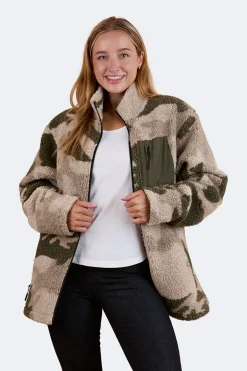 Lennonville Unisex Camo Fleece - Light Camo