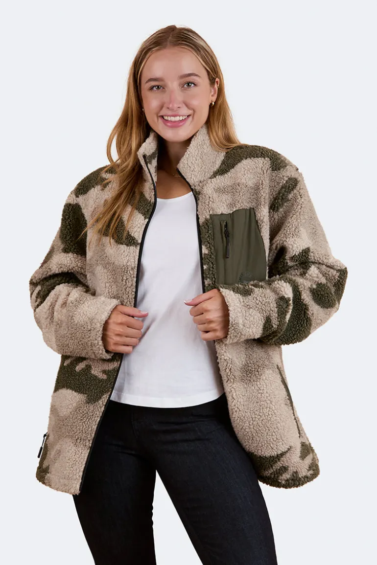 Lennonville Unisex Camo Fleece - Light Camo