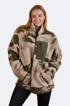Lennonville Unisex Camo Fleece - Light Camo