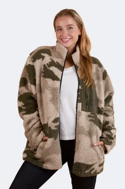 Lennonville Unisex Camo Fleece - Light Camo