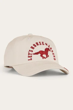 Lets Horse Around Baseball Cap - Off White