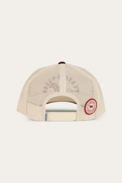 Lets Horse Around Trucker Cap - Off White / Chocolate