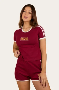 Lolita Womens Baby T-Shirt - Burgundy