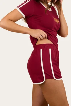 Lolita Womens Short - Burgundy